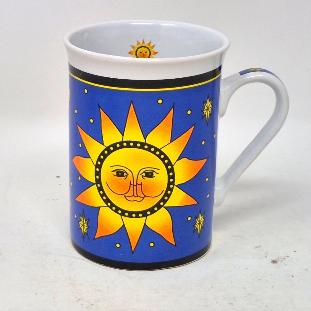 Celestial Print Vintage Coffee Mug